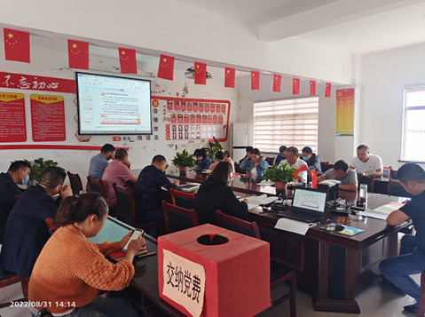 2022年8月份 “支部主題黨日”活動“共同締造強治理 感恩奮進(jìn)新征程”